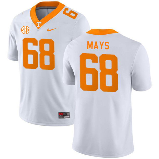 Tennessee Volunteers #68 Cade Mays College Football Jerseys Stitched Sale-White